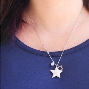Swarovski Duo Star Necklace